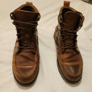 Sperry 11.5M Brown Leather Boot Water Resistant